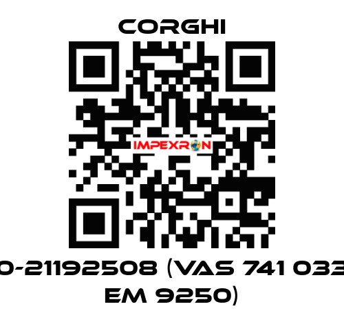 0-21192508 (VAS 741 033 EM 9250) Corghi