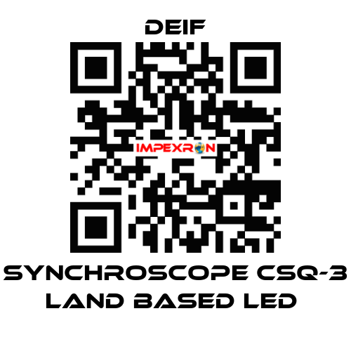 SYNCHROSCOPE CSQ-3 LAND BASED LED  Deif