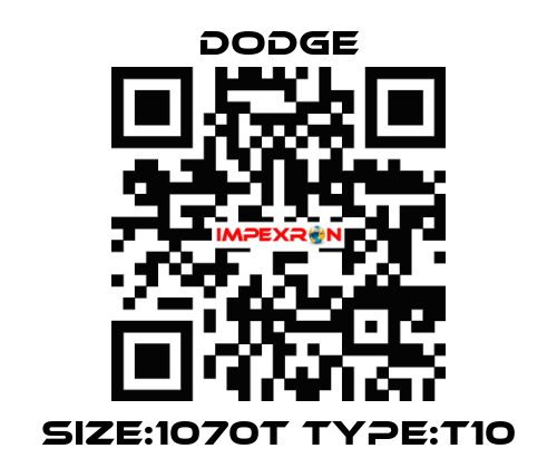 Size:1070T Type:T10 Dodge