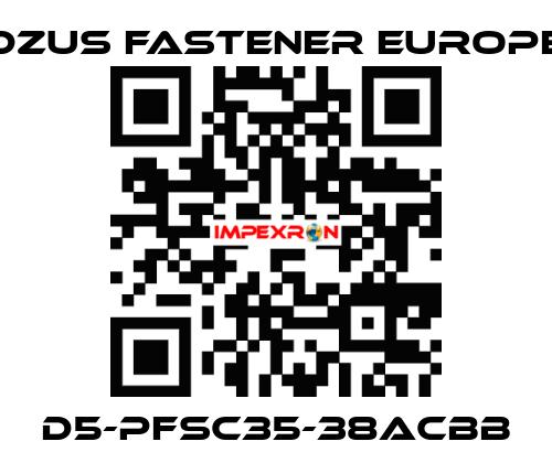 D5-PFSC35-38ACBB Dzus Fastener Europe