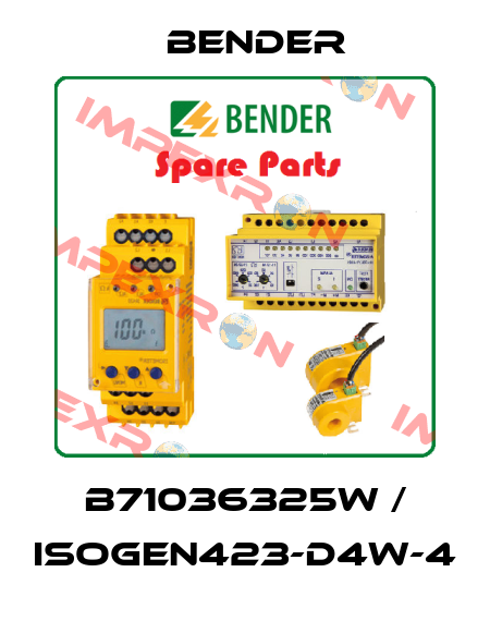 B71036325W / isoGEN423-D4W-4 Bender