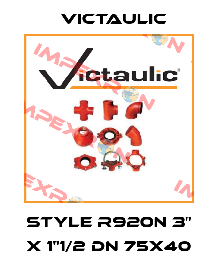 style R920N 3" x 1"1/2 DN 75x40 Victaulic