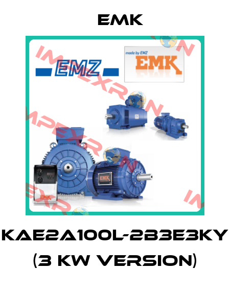 KAE2A100L-2B3E3KY (3 kW version) EMK