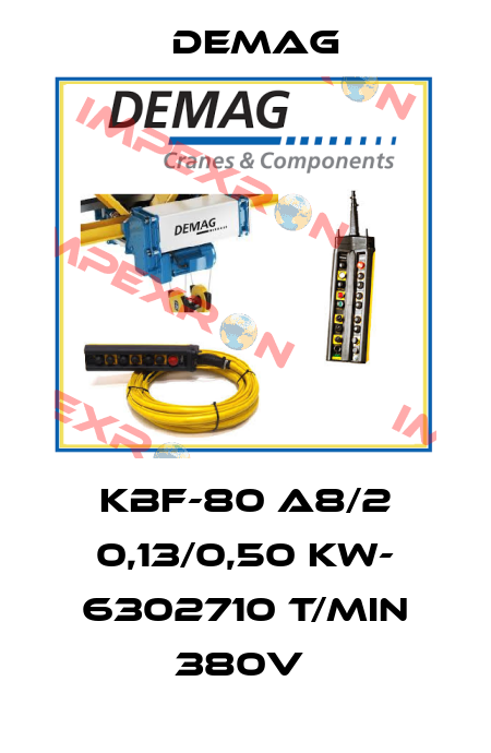 KBF-80 A8/2 0,13/0,50 KW- 6302710 T/min 380V  Demag