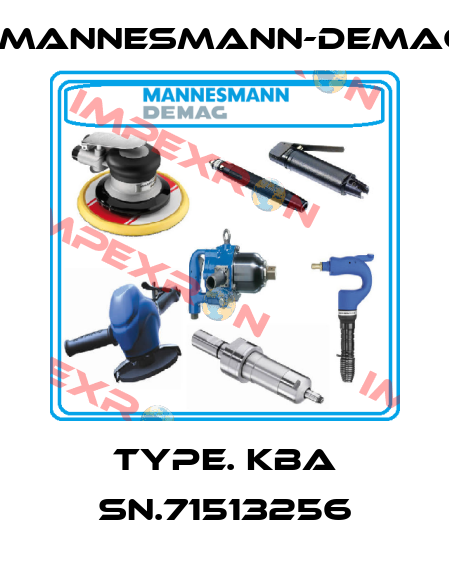 TYPE. KBA SN.71513256 Mannesmann-Demag
