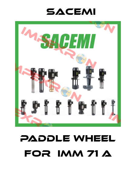 paddle wheel for  IMM 71 A Sacemi
