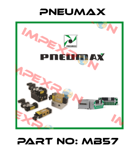 Part no: MB57  Pneumax
