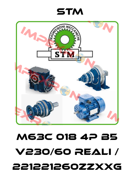 M63C 018 4P B5 V230/60 REALI / 221221260ZZXXG Stm