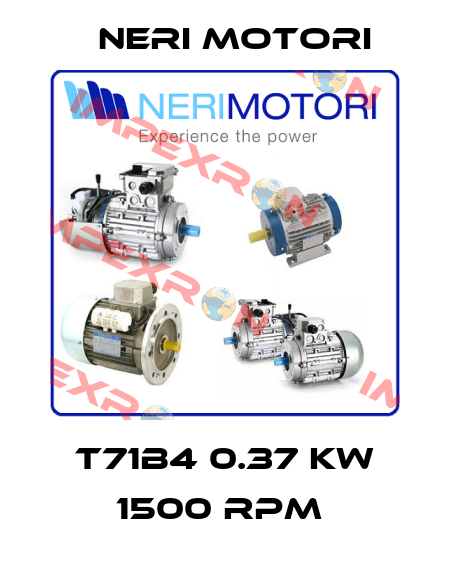 T71B4 0.37 KW 1500 RPM  Neri Motori