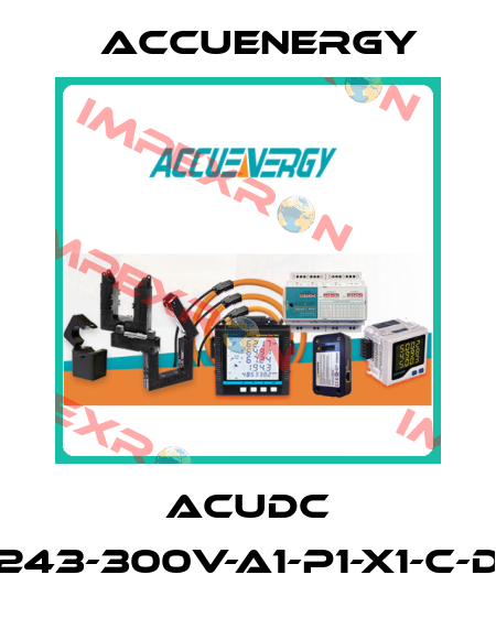 AcuDC 243-300V-A1-P1-X1-C-D Accuenergy