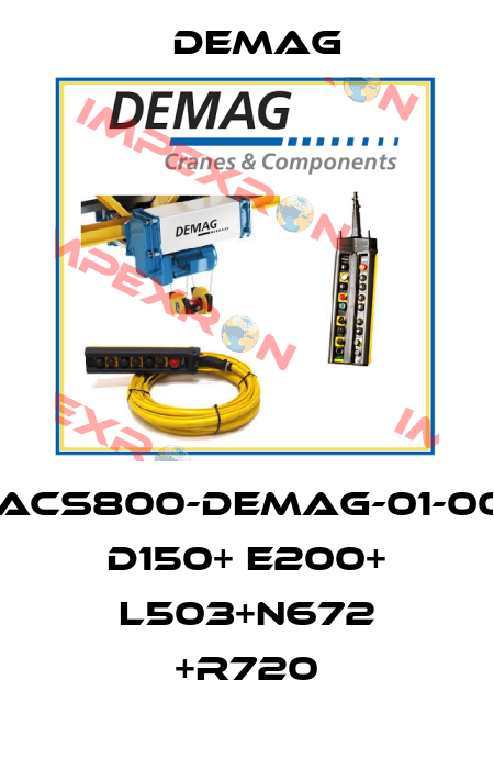 Type:ACS800-DEMAG-01-0040-3+ D150+ E200+ L503+N672 +R720 Demag