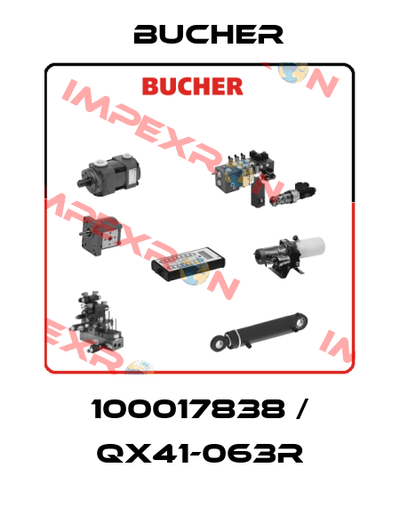 100017838 / QX41-063R Bucher