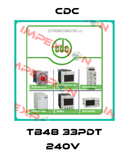 TB48 33PDT 240V  CDC