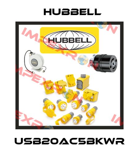 USB20AC5BKWR Hubbell