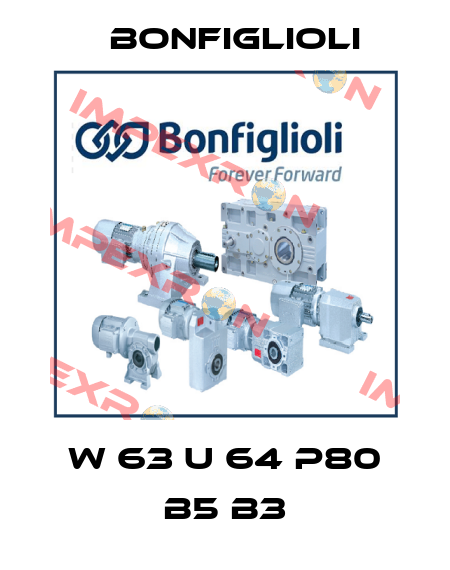 W 63 U 64 P80 B5 B3 Bonfiglioli
