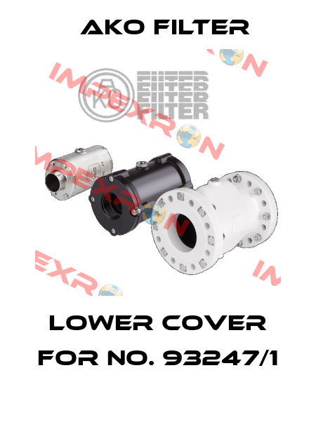 lower cover for No. 93247/1   Ako Filter