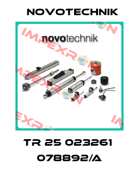 TR 25 023261  078892/A Novotechnik