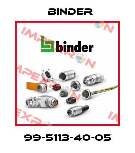 99-5113-40-05 Binder