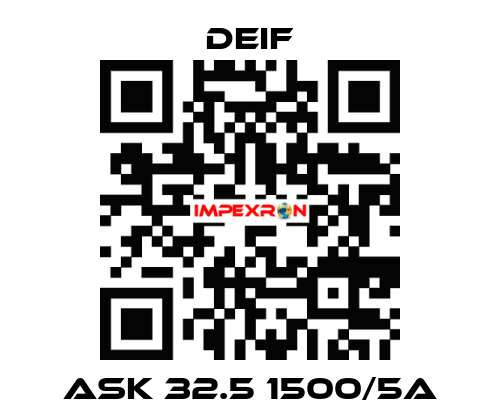 ASK 32.5 1500/5A Deif