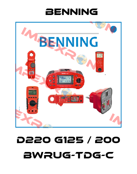 D220 G125 / 200 BWrug-TDG-C Benning