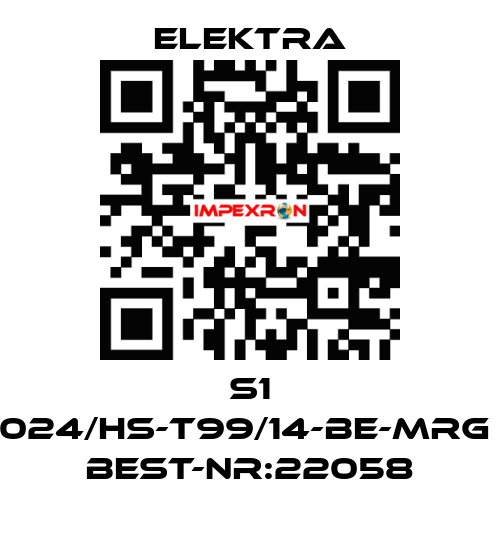 S1 024/HS-T99/14-BE-MRG  Best-Nr:22058 ELEKTRA