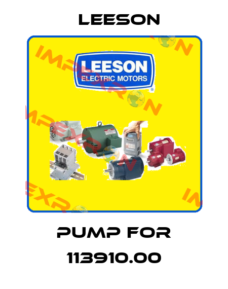 pump for 113910.00 Leeson