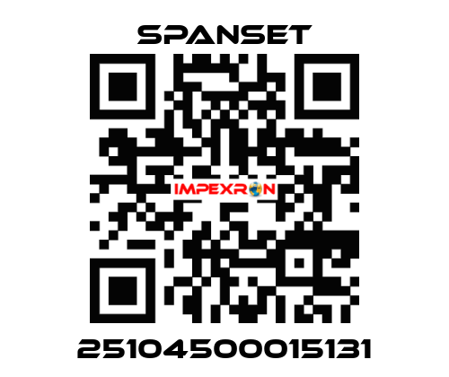 25104500015131 SpanSet