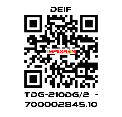 TDG-210DG/2  - 700002845.10 Deif