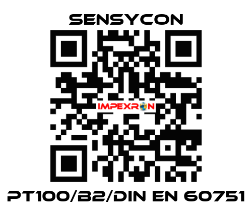 PT100/B2/DIN EN 60751 SENSYCON