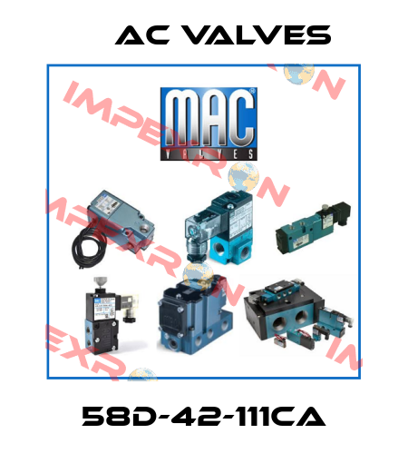 58D-42-111CA МAC Valves