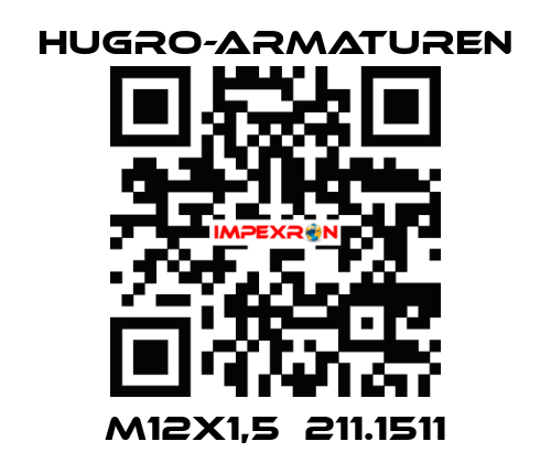 M12x1,5  211.1511 Hugro-Armaturen