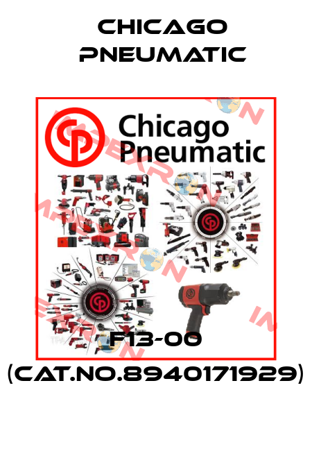 F13-00 (Cat.No.8940171929) Chicago Pneumatic