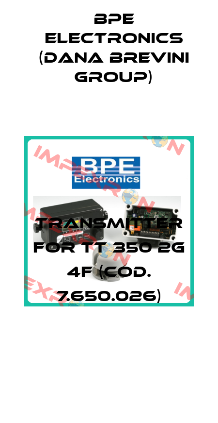 Transmitter for TT 350 2G 4F (Cod. 7.650.026) BPE Electronics (Dana Brevini Group)