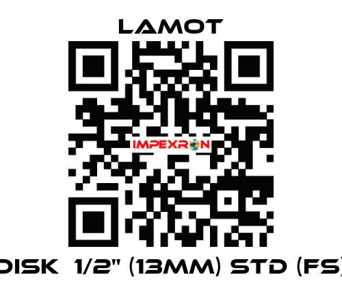 Disk  1/2" (13MM) STD (FS) Lamot