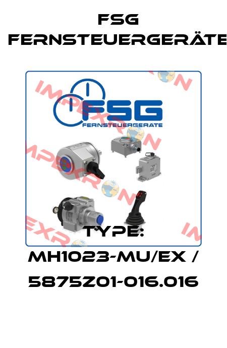 Type: MH1023-MU/Ex / 5875Z01-016.016 FSG Fernsteuergeräte