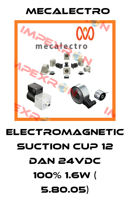 Electromagnetic suction cup 12 daN 24VDC 100% 1.6W ( 5.80.05) Mecalectro