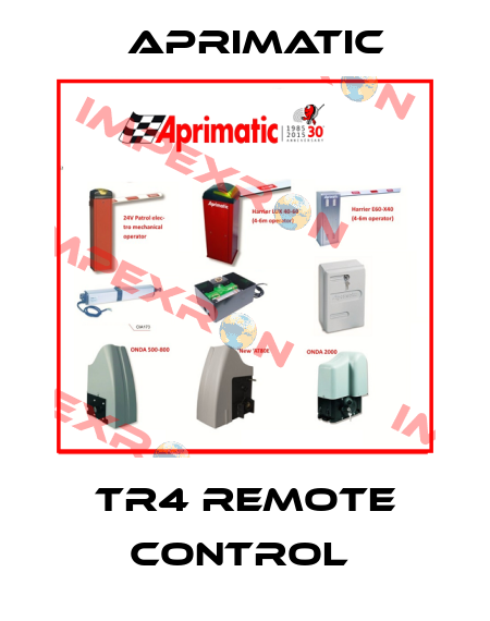 TR4 REMOTE CONTROL  Aprimatic