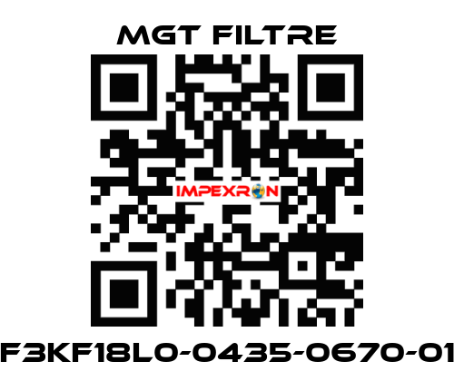 PF3KF18L0-0435-0670-018 MGT Filtre