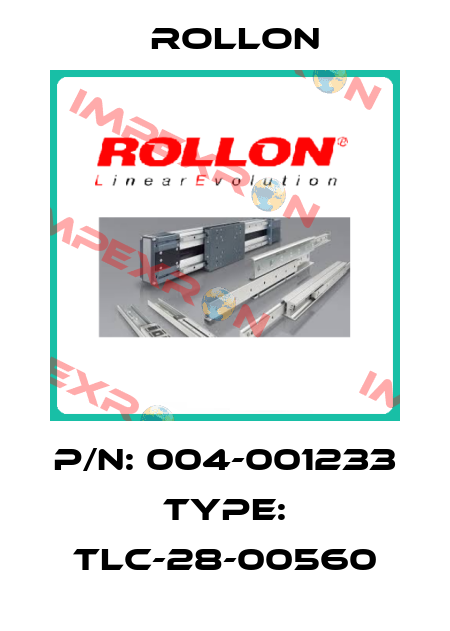 p/n: 004-001233 type: TLC-28-00560 Rollon