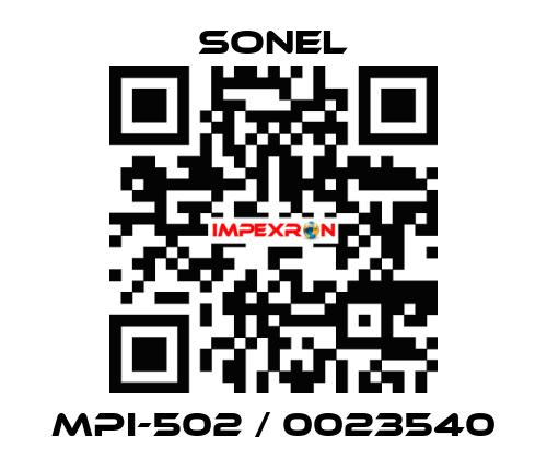MPI-502 / 0023540 Sonel