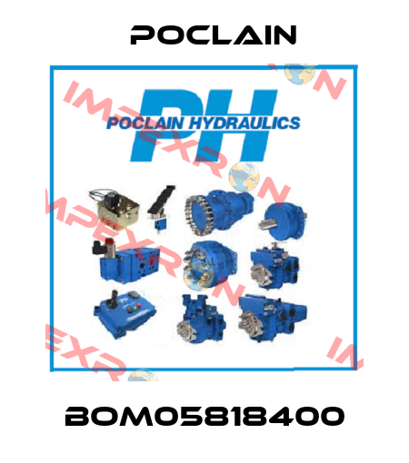 BOM05818400 Poclain