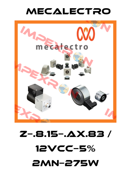 Z−.8.15−.AX.83 / 12Vcc−5% 2mn−275W Mecalectro