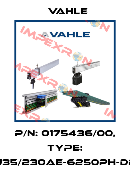 P/n: 0175436/00, Type: U35/230AE-6250PH-DB Vahle