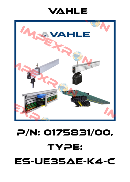 P/n: 0175831/00, Type: ES-UE35AE-K4-C Vahle