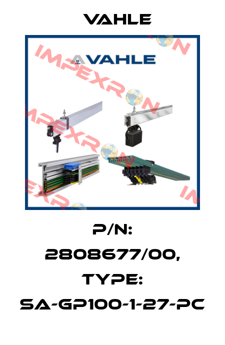 P/n: 2808677/00, Type: SA-GP100-1-27-PC Vahle