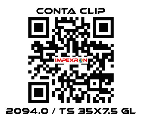 2094.0 / TS 35x7.5 GL Conta Clip