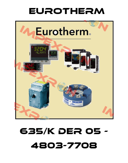 635/K DER 05 - 4803-7708 Eurotherm