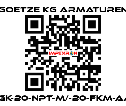 810SGK-20-NPT-M/-20-FKM-AA3-16 Goetze KG Armaturen