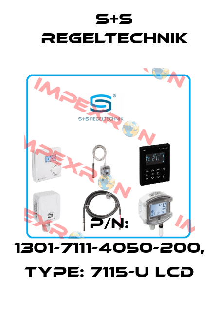 P/N: 1301-7111-4050-200, Type: 7115-U LCD S+S REGELTECHNIK