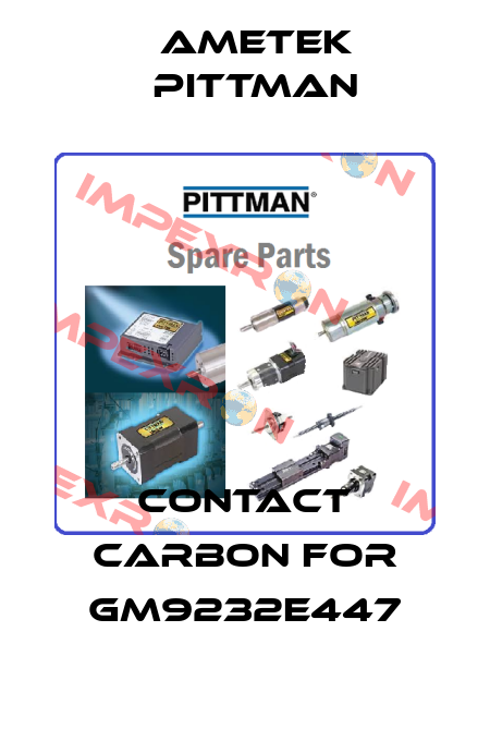 contact carbon for GM9232E447 Ametek Pittman